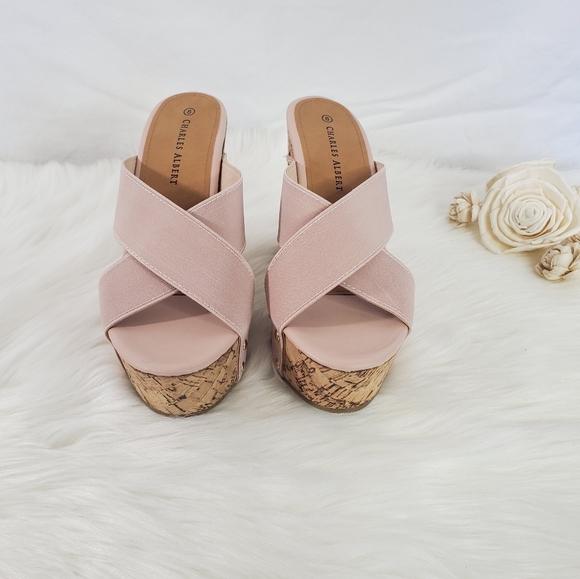Cork wedge sandals - Picture 3 of 4